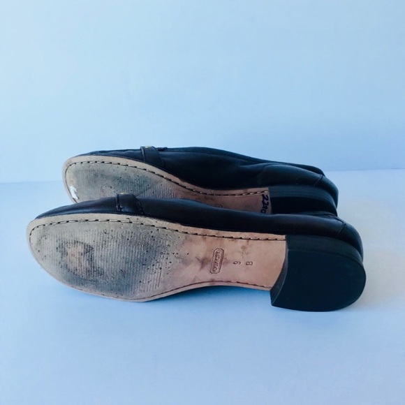Coach Woman’s Brown Leather Loafers Size 9B - Picture 5 of 8